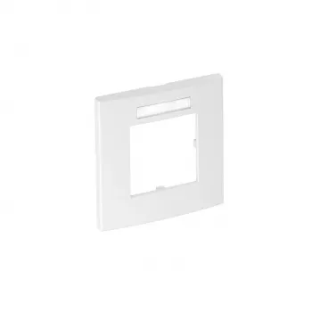 OBO Bettermann AR45-BSF1 RW 1-es takarókeret 84x84 mm tisztafehér 6119338