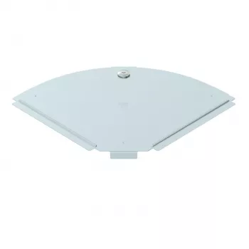 OBO BETTERMANN RBD 90 200 DD fedél 90°-os ívhez, 200 mm szélesség, 6036954
