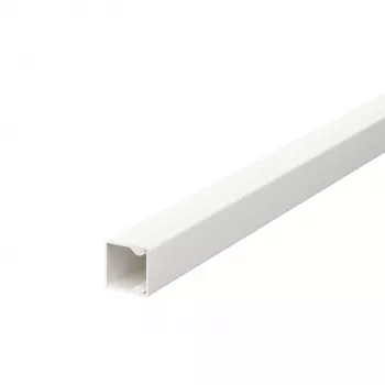 OBO BETTERMANN WDK15015RW kábelcsatorna 15x15x2000 mm PVC tisztaságfehér aljfurattal 6191002