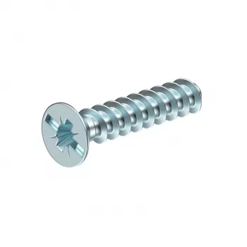 OBO Bettermann 2003268 készülékcsavar M4 x 10 mm, lencsefej, hornyos, acél, horganyzott, 50 darab