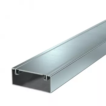 OBO PLM D 0410 FS Fire Protection Cable Duct 40x100x2000 mm, Steel, Hot-Dip Galvanized 7218004