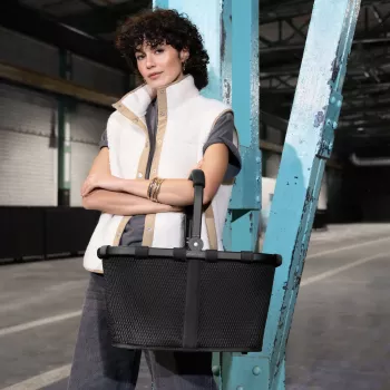 Reisenthel carrybag bevásárlókosár Mesh fekete 22 L BK7082