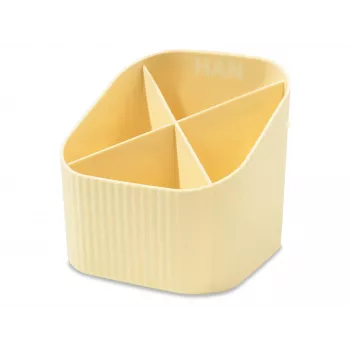 HAN X-LOOP tolltartó pasztellasárga műanyag 4 rekeszes 111 x 111 x 105 mm 17238-815D