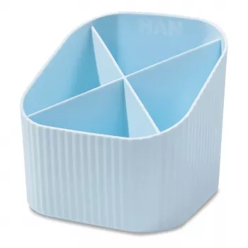 HAN X-LOOP tolltartó pasztellkék 4 rekeszes 11,1 x 11,1 x 10,5 cm 17238-884D