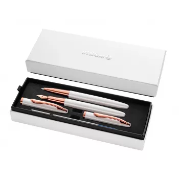 Pelikan Jazz Noble Elegance White írókészlet (töltőtoll és golyóstoll, közepes tollhegy) 400197471