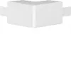 Hager LF Series External Corner 30x30 mm PVC Halogen-Free Traffic White LF3003039016