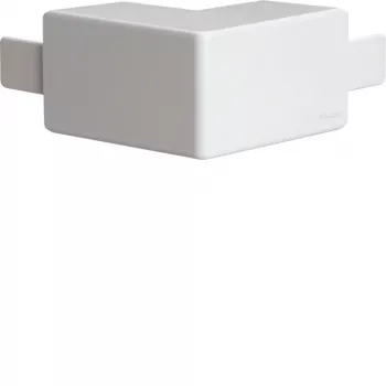 HAGER External Corner Fitting for LF/LFF 33x20mm Trunking, PVC, Pure White LFF2003539016