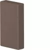 Hager LFF2003568014 End Cap for LF/LFF 20x33mm Trunking, Brown