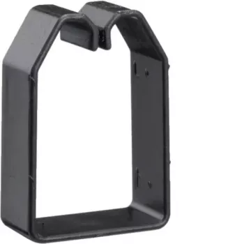 Hager BA6 Wire Retaining Clip for Wiring Duct 60x40 mm, PVC, Black, 50 pcs (B600403)