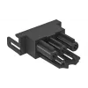 OBO Bettermann BTA-SKS S1 SW Socket Part Adapter Straight Black 6117190