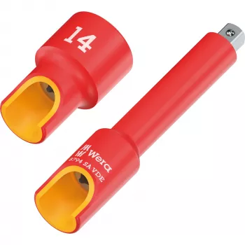 Wera 8790 A VDE szigetelt dugókulcs 1/4 inch hajtás 8 mm 05005929001