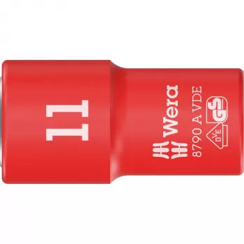 Wera 8790 A VDE szigetelt dugókulcs 1/4 inch hajtás 8 mm 05005929001