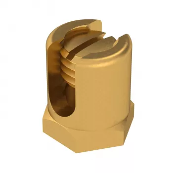 OBO BETTERMANN M6 25 mm sárgaréz földelőcsavar rögzítőmenettel EKL 25 (6404006)