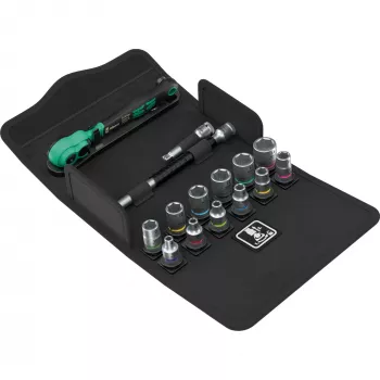 Wera 8100 SA 13 Zyklop Speed racsnis fej 1/4 inch hajtás, 152 mm, króm-vanádium 05004022001
