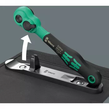 Wera 8100 SA 13 Zyklop Speed racsnis fej 1/4 inch hajtás, 152 mm, króm-vanádium 05004022001