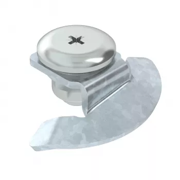 OBO DRL H S FT Turn Latch for Enclosure Lids, 20 mm Mounting Hole, Steel, Hot-Dip Galvanized 6065018