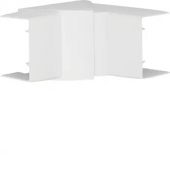 Hager LFF4006049016 állítható belső sarok LF/LFH 40x57 mm PVC kábelcsatornához, tiszta fehér