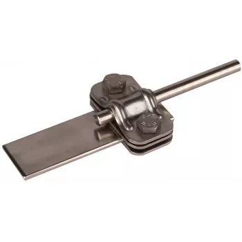 DEHN UNI elválasztó sorkapocs 459139 rozsdamentes acél kerek 8-10 mm / lapos 30 mm