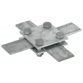 DEHN 318033 keresztkötő lapos vezetékhez 30x3-4mm, tűzihorganyzott acél