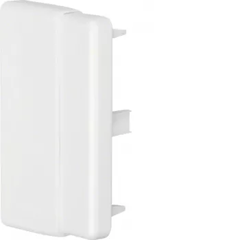 HAGER LFF6009069016 állítható végdarab 60x90 mm kábelcsatornához, közlekedési fehér (RAL 9016)