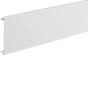 Hager BRA12029016 csatornafedél BRA sorozathoz, 120 mm széles, 2000 mm hosszú, közlekedési fehér (RAL 9016)