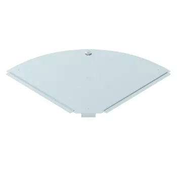 OBO BETTERMANN RBD 90 300 DD fedél 90°-os ívhez, 300 mm széles, acél, szalaghorganyzott 6036956