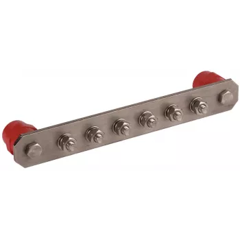 DEHN 472209 potenciálkiegyenlítő sín M10 V2A 295x40mm fedél nélkül