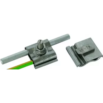 DEHN univerzális földelőkapocs M8 Rd 8-10 mm és 4-50 mm² vezetékhez, rozsdamentes acél (540250)