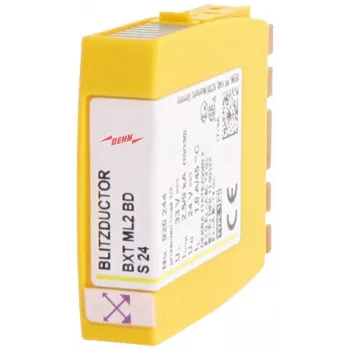 DEHN BXT ML2 BDS24 kombinált villámáram- és túlfeszültség-levezető modul Type 2 24V DC 2 pólusú DIN-sín 920244