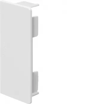 Hager LF4009069016 végzáró sapka LF 40x90mm kábelcsatornához, halogénmentes, közlekedési fehér (RAL 9016)
