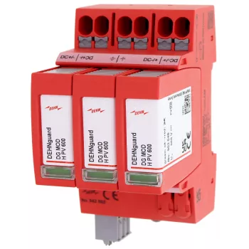 DEHN DG MP YPV 1200 FM túlfeszültség-levezető 2. típus PV-rendszerekhez 1170 V DC-ig 942565