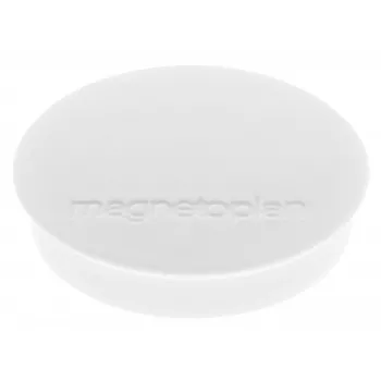 magnetoplan Discofix kerek mágnes standard, fehér, tömör ferrit, tartóerő 0,7 kg (1664200)