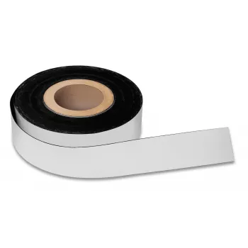 MAGNETOPLAN HOLTZ magnetoplan mágnesszalag, PVC, fehér, 15 mm x 30 m, 0,6 mm vastag, tervezőtáblák feliratozásához (51053315)