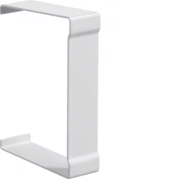 Hager BR6510079016 vágási fedél 68x100 mm kábelcsatornához, 80 mm felső rész, közlekedési fehér RAL 9016