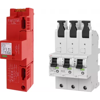 DEHN SET 1 DSH ZP B2 LSG TT + 1X DSHU túlfeszültség-védelmi készlet 909655