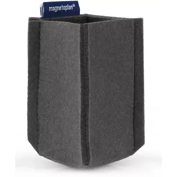 magnetoplan magnetoTray kis tolltartó, szürke filc, 100% újrahasznosított PET, mágneses 1227601