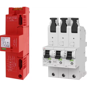 DEHN SET 3 DSH ZP B2 LSG TT + 1x DSHU 909657 villámáram- és túlfeszültség-levezető szett