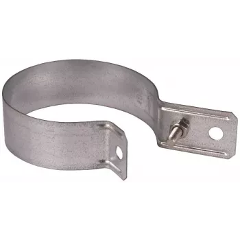DEHN 420100 lefolyócső-bilincs 100 mm-es csövekhez, tűzihorganyzott acél, 8-10 mm-es kerek drótokhoz