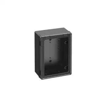 Spelsberg GEOS-S 3040-18-to/sw elektromos ház 400 x 300 x 180 mm polikarbonát fekete/átlátszó 75143401