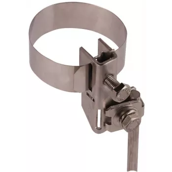 DEHN 540100 antenna szalagbilincs árboc- és csőszereléshez, rozsdamentes acél, 27-165 mm