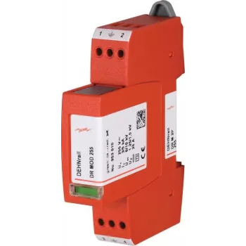 DEHNrail DR M 2P 255 2. típusú túlfeszültség-levezető, 2 pólusú, 255 V AC, 40 kA, DIN-sín 953200