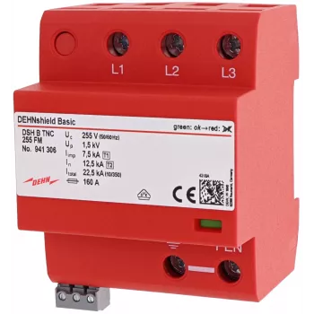 DEHN 941306 DEHNshield DSH B TNC 255 alkalmazásoptimalizált kombinált levezető