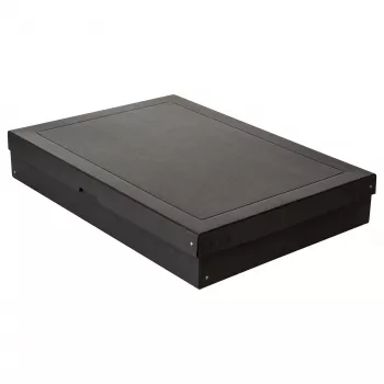 FALKEN PURE tárolódoboz 27,0 l fekete 44,0 x 62,0 x 10,0 cm, 1 db 22001768000F