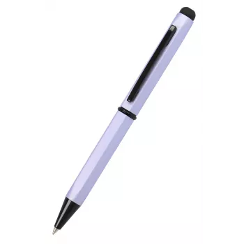 ONLINE Hexagon Stylus golyóstoll, lila, kék tintával és beépített érintőceruzával 21033/3D