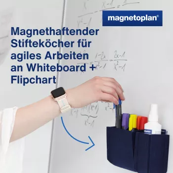 magnetoplan magnetoTray small tolltartó 1227614 kék (1227614)
