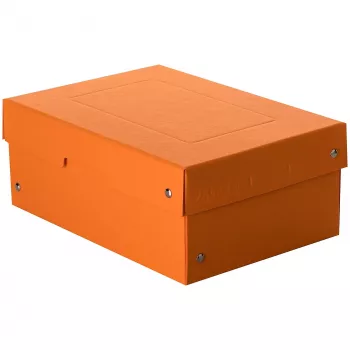 FALKEN PURE irattároló doboz 1250 lap pasztell narancs 18,0 x 25,0 x 10,0 cm, 1 darab (22001848000F)