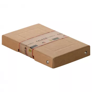 FALKEN PURE tárolódoboz 310 lap természetes barna 12,0 x 18,5 x 2,5 cm, 1 db 22001824000F