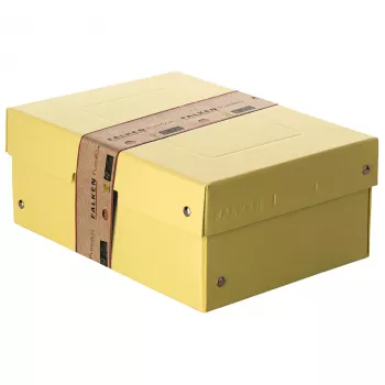 FALKEN PURE irattároló doboz 1250 lap pasztell sárga 18,0 x 25,0 x 10,0 cm, 1 db 22001944000F