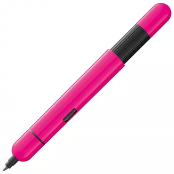 LAMY pico Neon Pink Pocket Ballpoint Pen with Double Push Mechanism 1231589