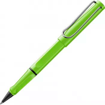 LAMY safari golyóstoll zöld fényes ergonomikus fogással és fémkapoccsal 1240192